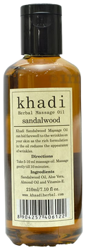 Khadi Sandalwood Massage Oil 210 ml